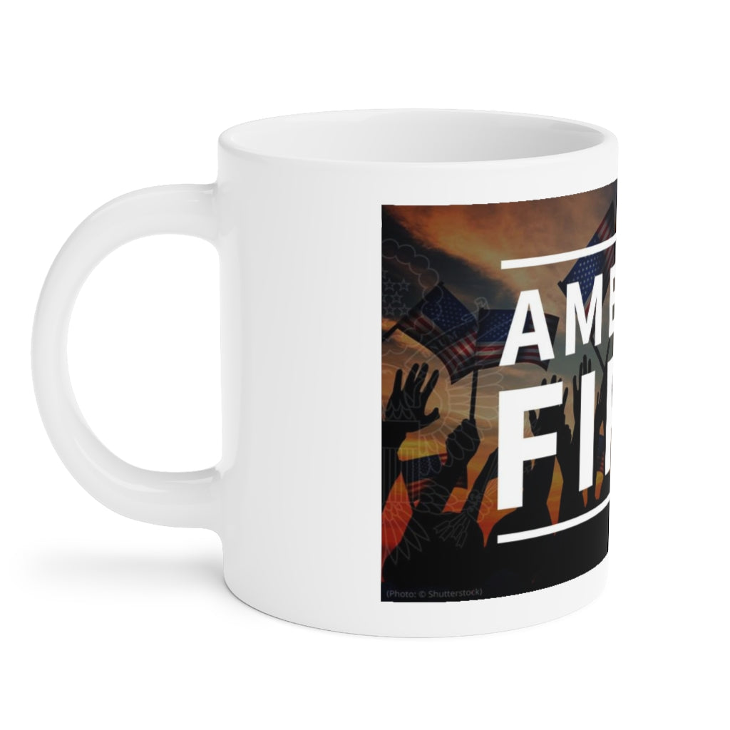 America First Banner Mug