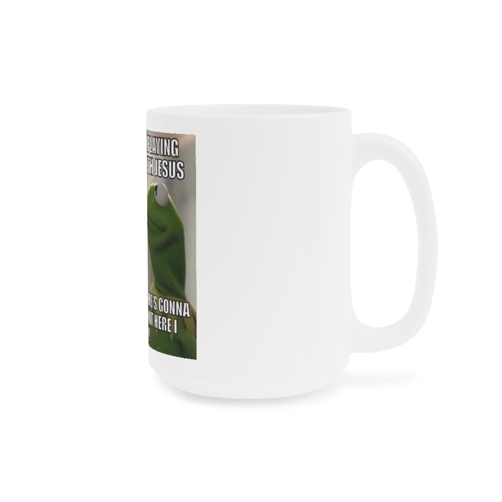 Hide-N-Seek With Jesus Mug