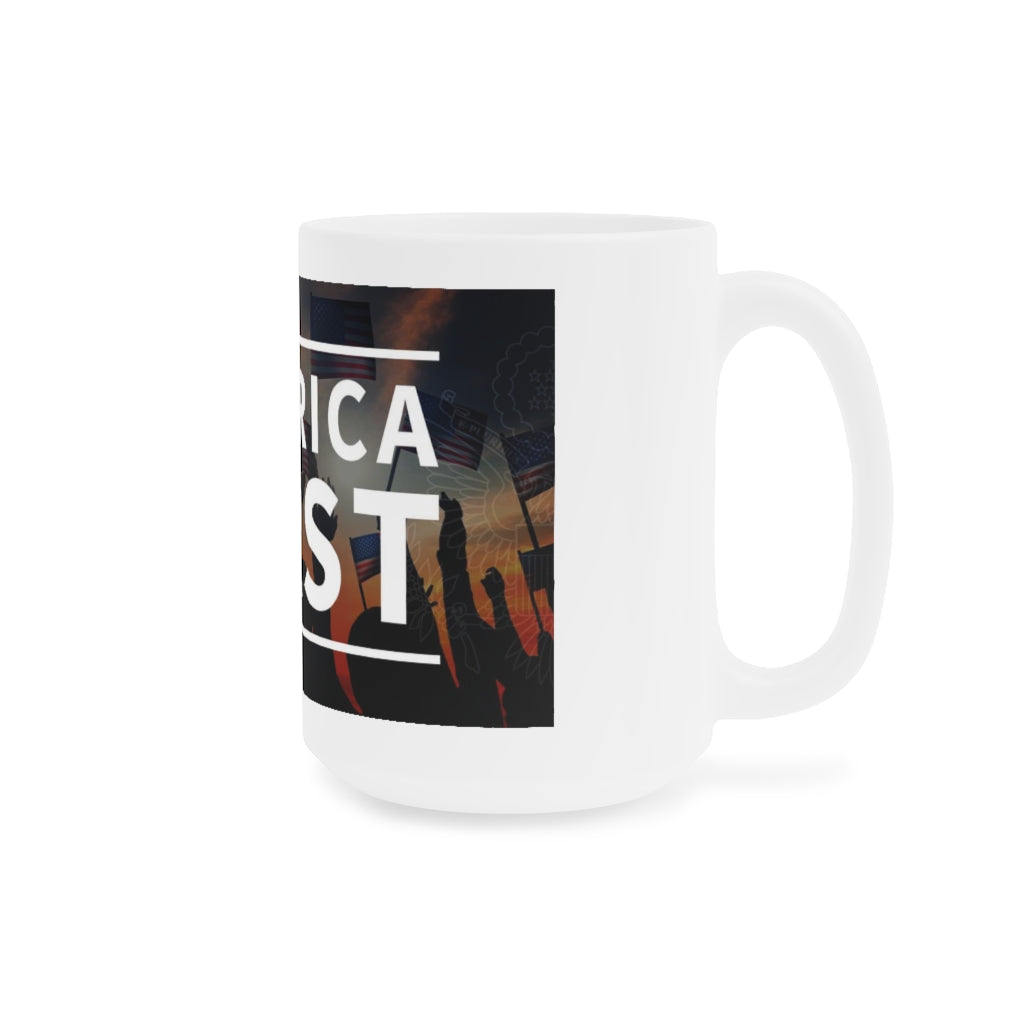 America First Banner Mug