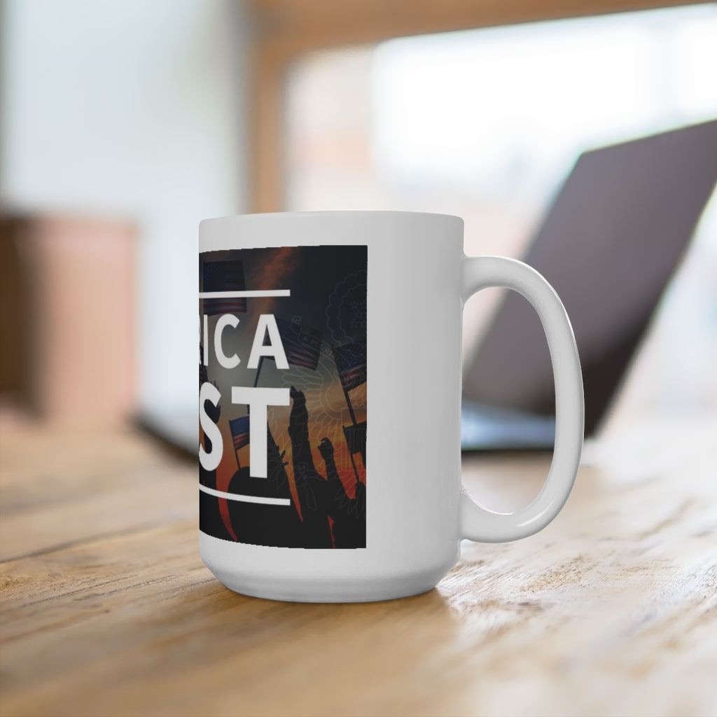 America First Banner Mug