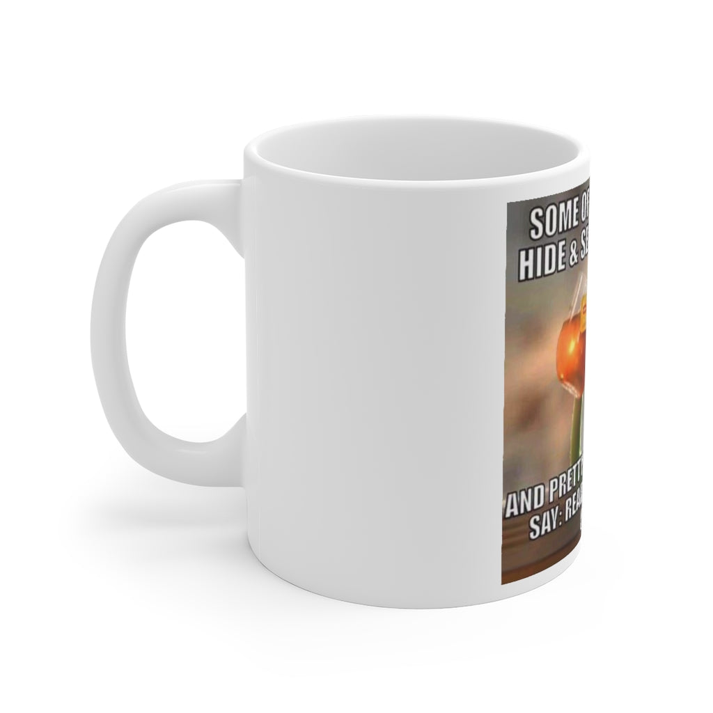 Hide-N-Seek With Jesus Mug