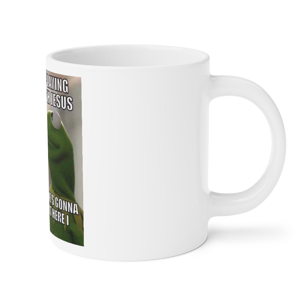 Hide-N-Seek With Jesus Mug