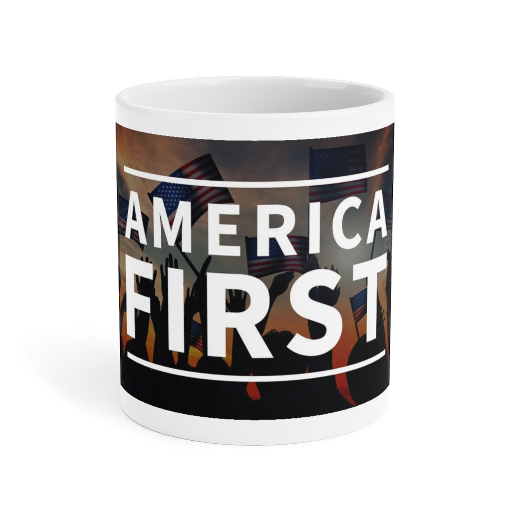 America First Banner Mug