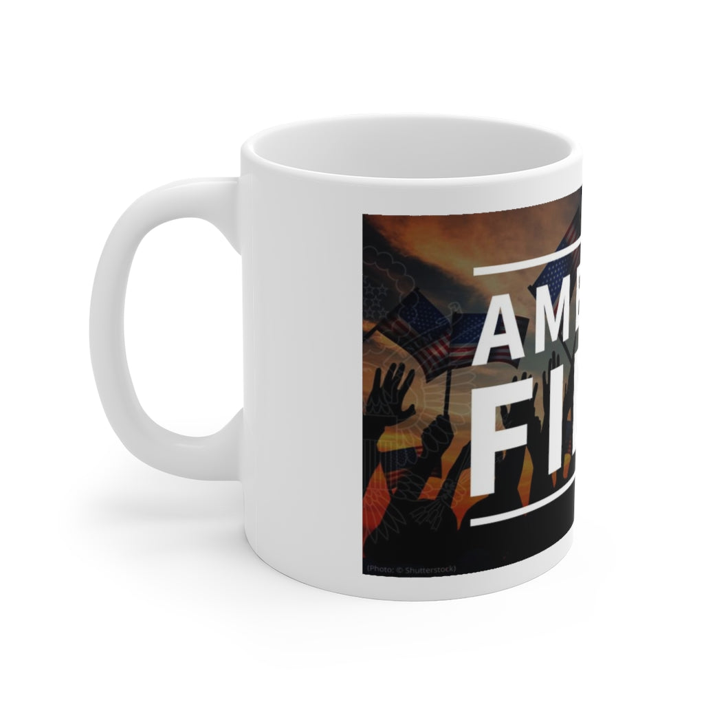 America First Banner Mug