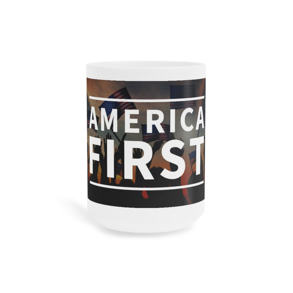 America First Banner Mug