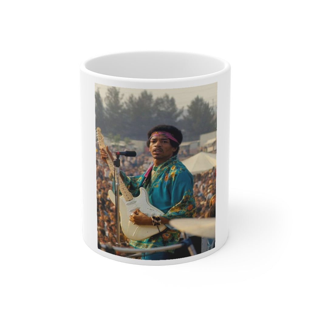 Jimi Hendrix Woodstock Mug