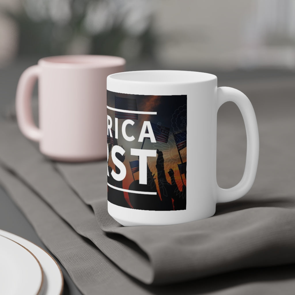 America First Banner Mug